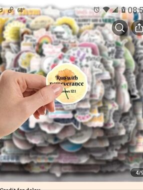 Inspirational Stickers (50) Various Designs & Scripture-